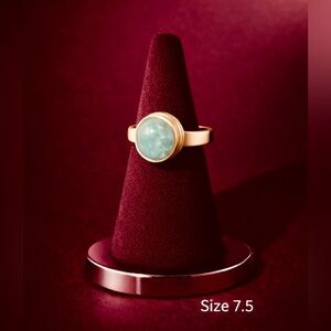 Sterling Silver 925 Ring - Larimar Stone
Size 7.5